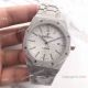 Newest Audemars Piguet Royal Oak Replica Watch Frosted White Gold and White Face (3)_th.jpg